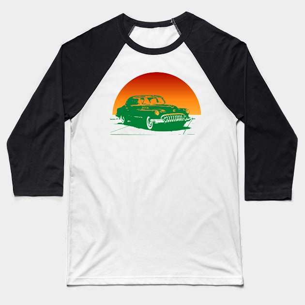 Sunset Rides Baseball T-Shirt by Rev Store